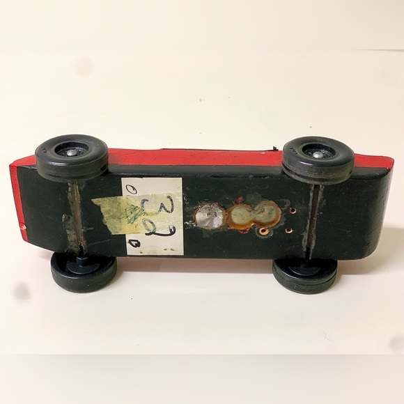 1980s Vintage Hand Crafted Homemade Pinewood Derby Race Car - Picture 14 of 15